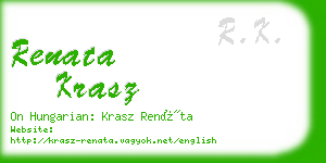 renata krasz business card